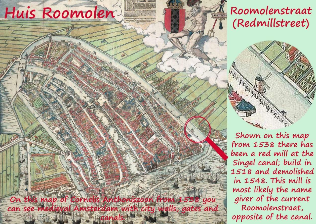 Huis Roomolen Amszterdam Kültér fotó